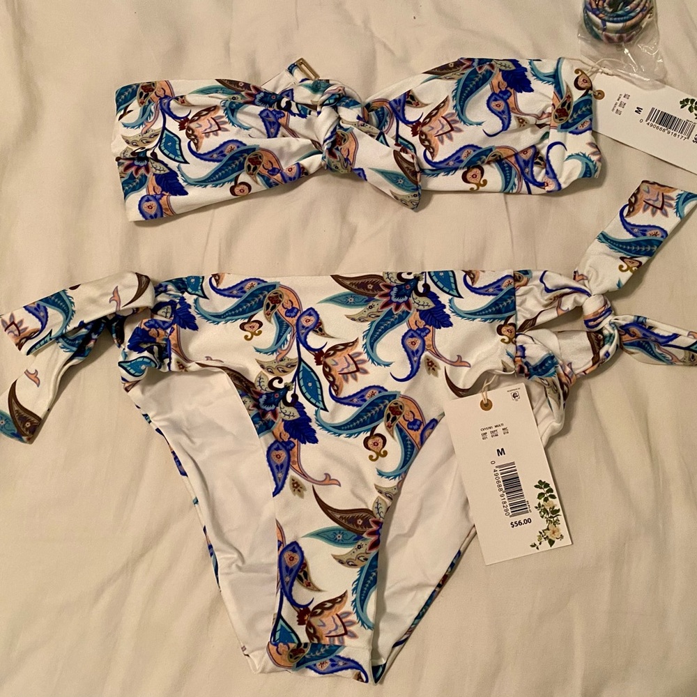 Chelsea & Violet Multicolor Floral 2 piece swimsuit